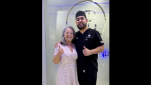 Nadine's Upper All-on-6 Story: From Vancouver to a Permanent New Smile